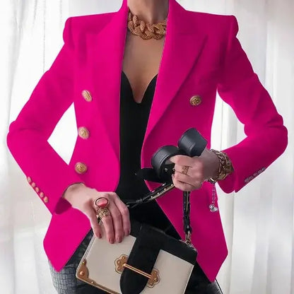 Elegant Blazer Double Breasted