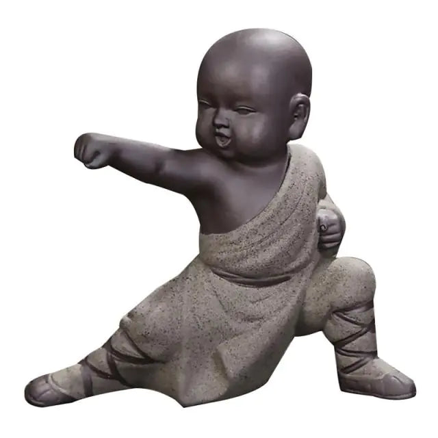 Kung Fu Monk Statue