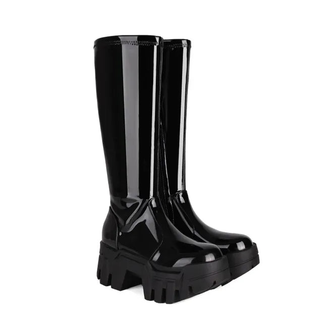 Knee-High Rain Boots