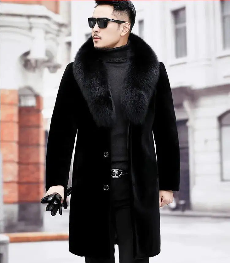 Men's Luxury Fur Coat