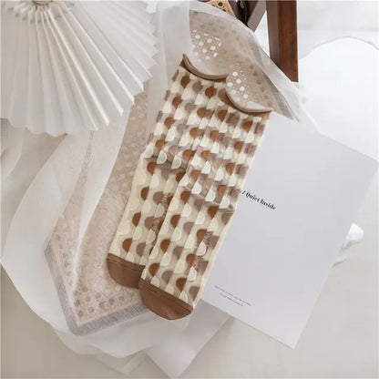 Harajuku Crystal Silk Socks