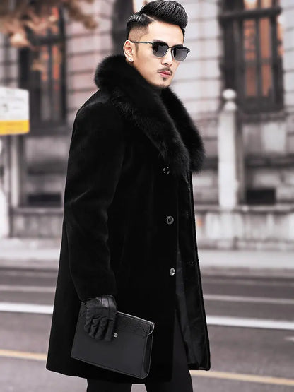 Men's Luxury Fur Coat