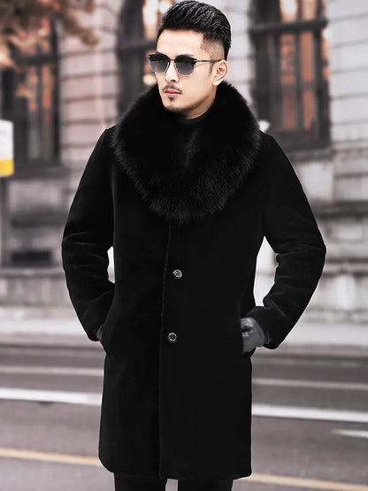 Men's Luxury Fur Coat