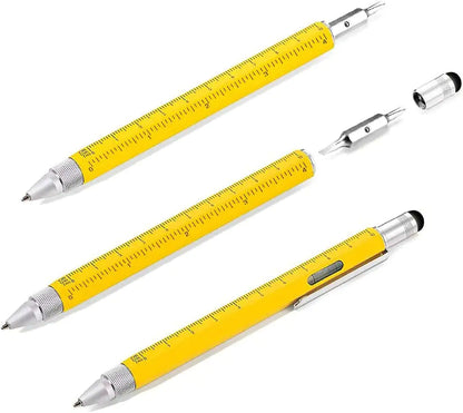 Versatile 6-in-1 Multi-Function Pen