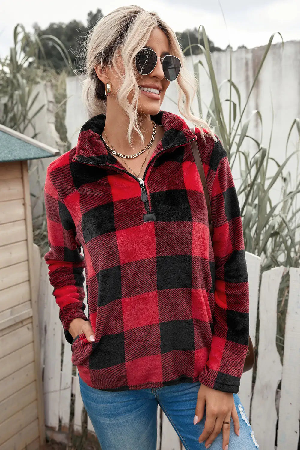 Plaid PNW Sweatshirt