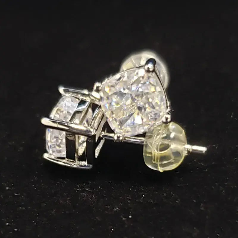 Cubic Zirconia Statement Stud Earrings