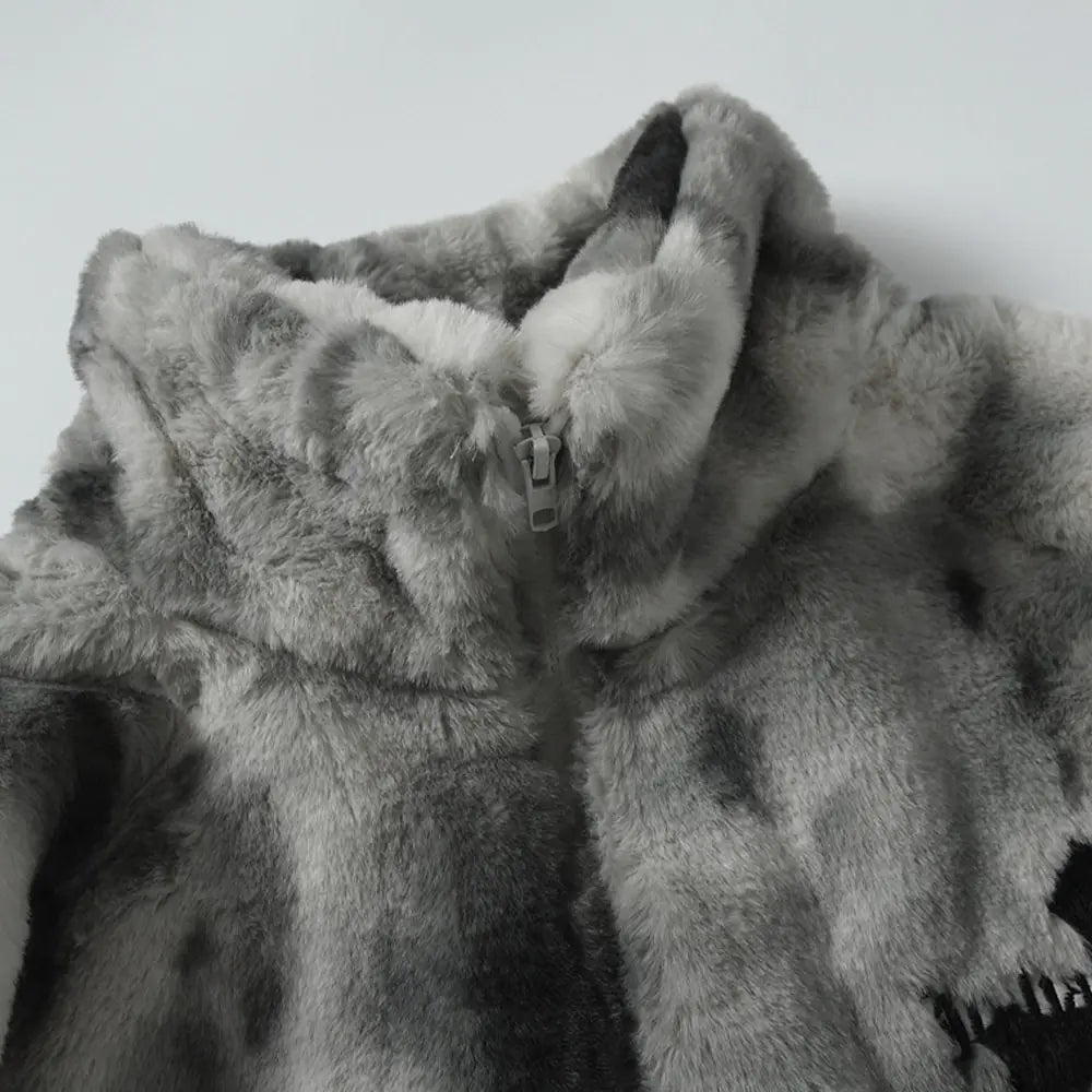 Luxury Winter Rabbit Fur Jacket