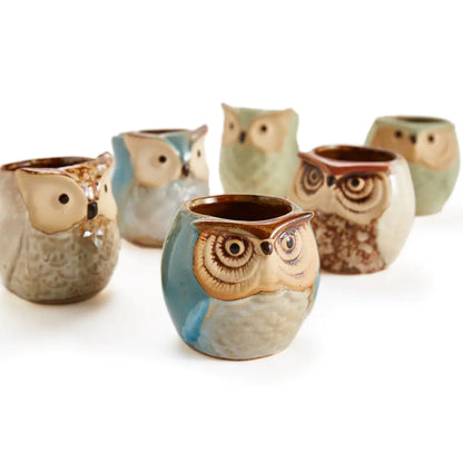 Owl Pot Ceramic Base